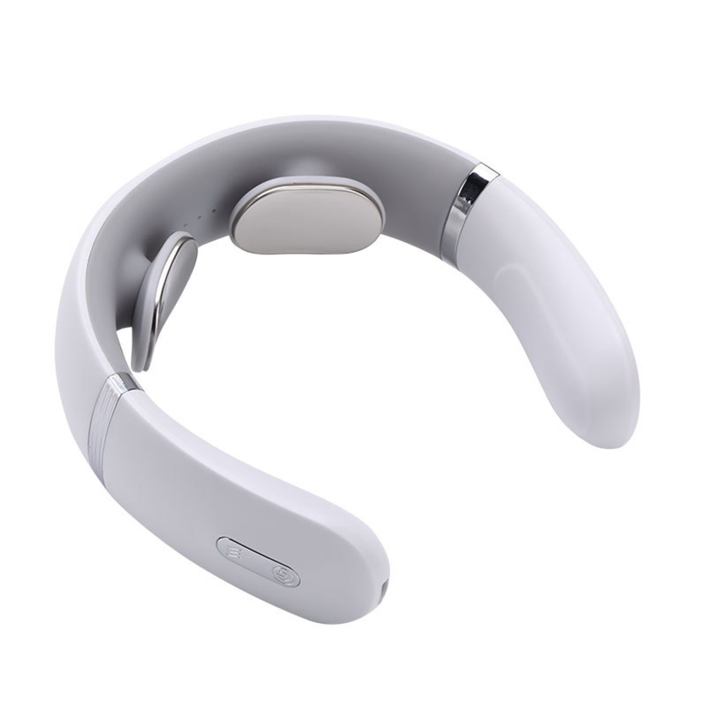 Wireless EMS Neck Massager & Hot Compress Portable Rechargeable Cervical Vertebr